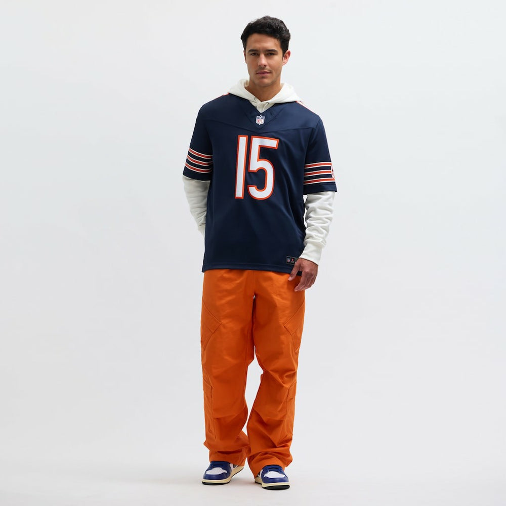 Rome Odunze Chicago Bears Vapor F.U.S.E. Limited Jersey - Navy - Nike