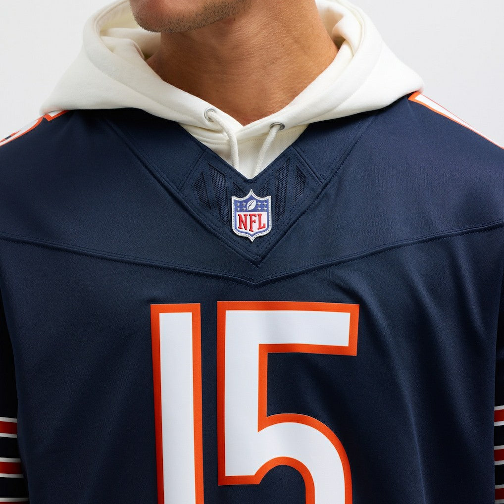 Rome Odunze Chicago Bears Vapor F.U.S.E. Limited Jersey - Navy - Nike