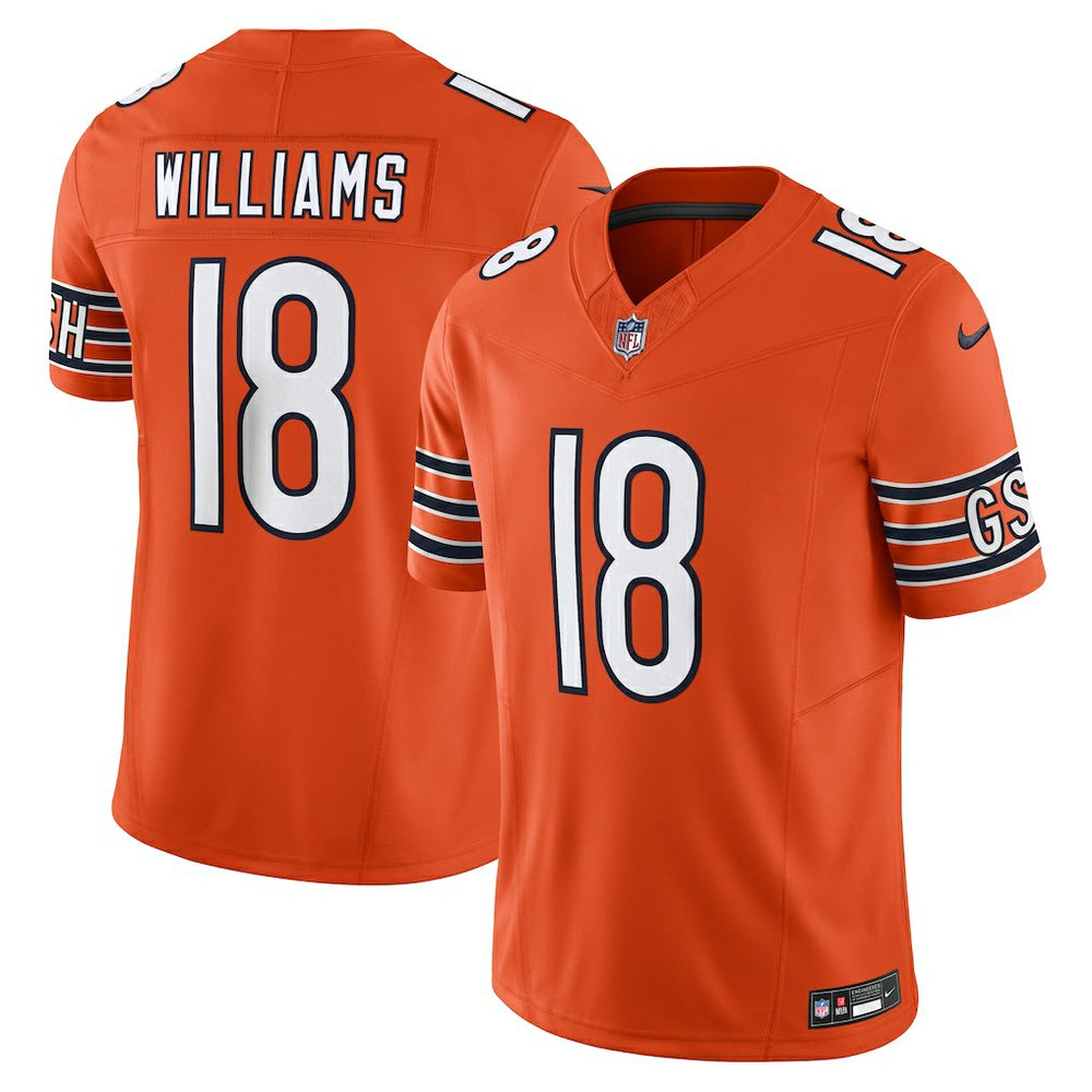 Caleb Williams Chicago Bears Vapor F.U.S.E. Limited Jersey - Orange - Nike