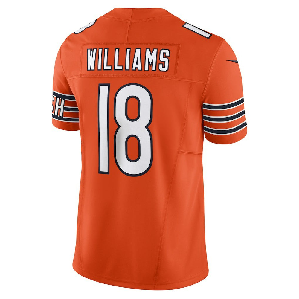 Caleb Williams Chicago Bears Vapor F.U.S.E. Limited Jersey - Orange - Nike
