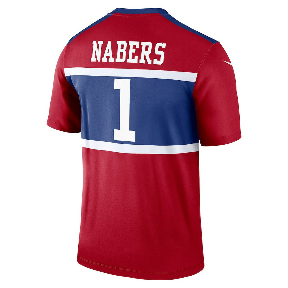 Malik Nabers New York Giants Legend Player Performance Top - Red - Nike