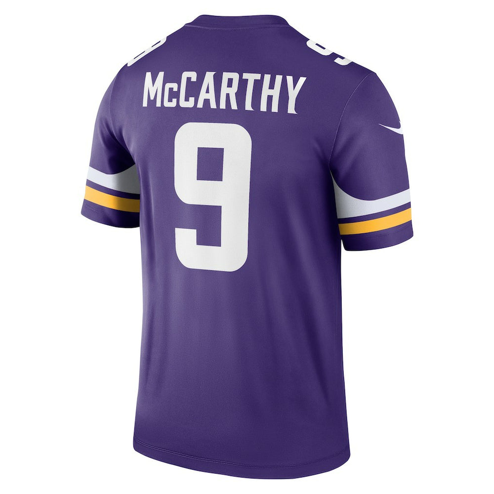 J.J. McCarthy Minnesota Vikings Legend Player Performance Top - Purple - Nike