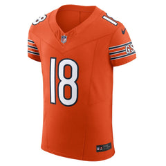 Caleb Williams Chicago Bears Alternate Vapor F.U.S.E. Elite Jersey - Orange - Nike