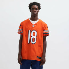 Caleb Williams Chicago Bears Alternate Vapor F.U.S.E. Elite Jersey - Orange - Nike