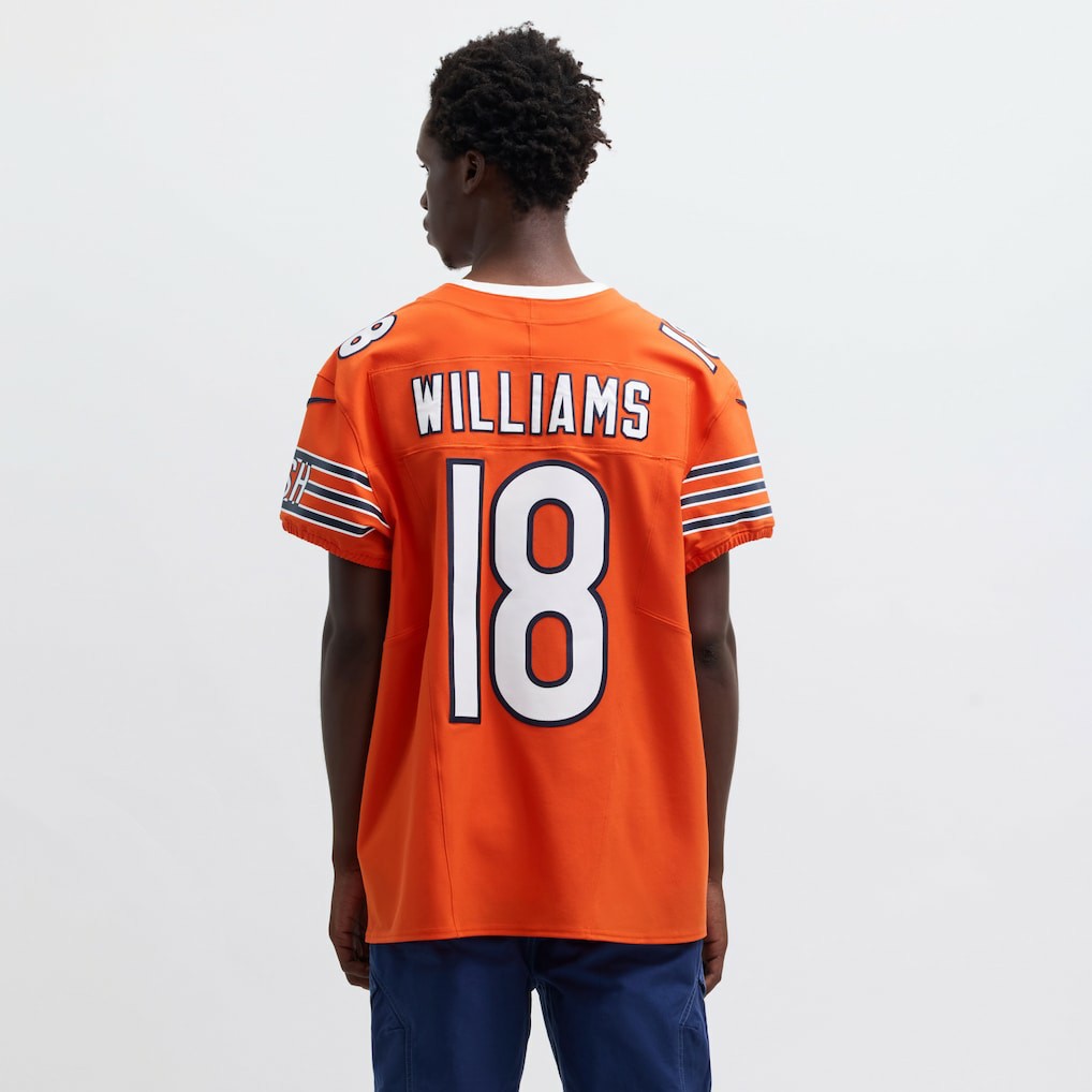 Caleb Williams Chicago Bears Alternate Vapor F.U.S.E. Elite Jersey - Orange - Nike