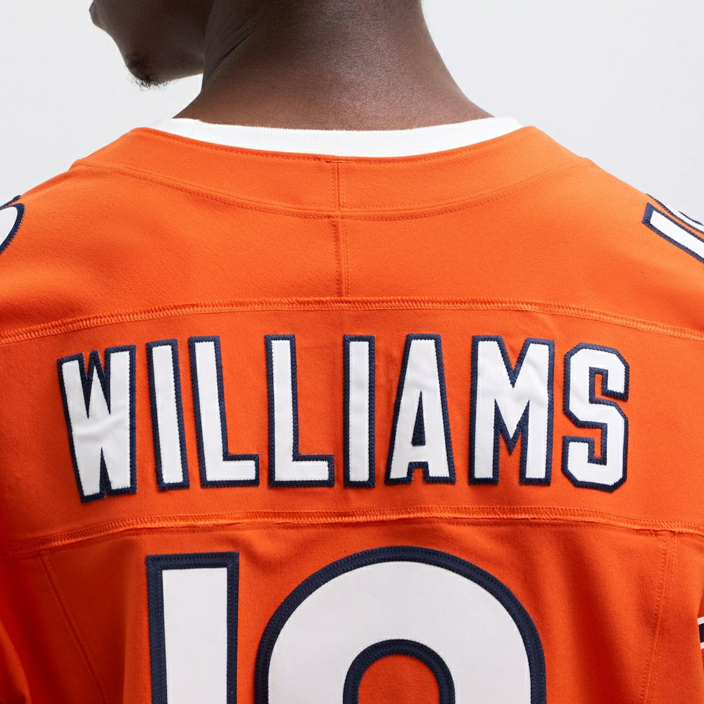 Caleb Williams Chicago Bears Alternate Vapor F.U.S.E. Elite Jersey - Orange - Nike