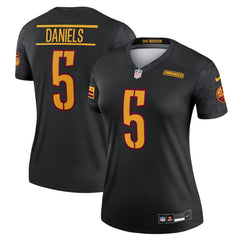 Jayden Daniels Washington Commanders Women's Legend Player Performance Top - Black - Nike