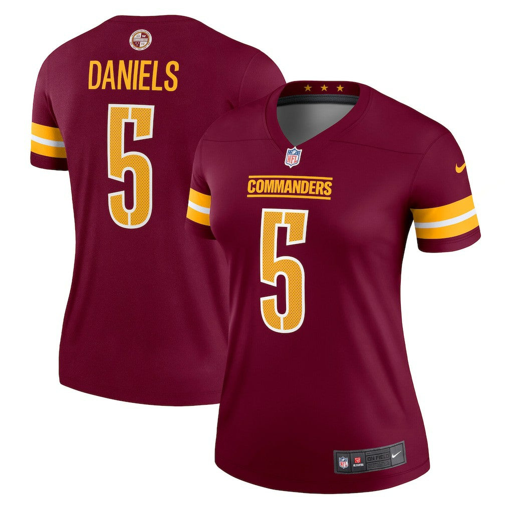 Jayden Daniels Washington Commanders Women's Legend Player Performance Top - Burgundy - Nike