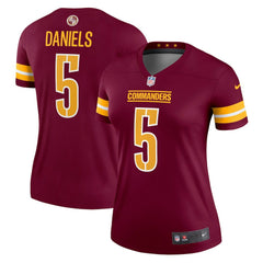 Jayden Daniels Washington Commanders Women's Legend Player Performance Top - Burgundy - Nike