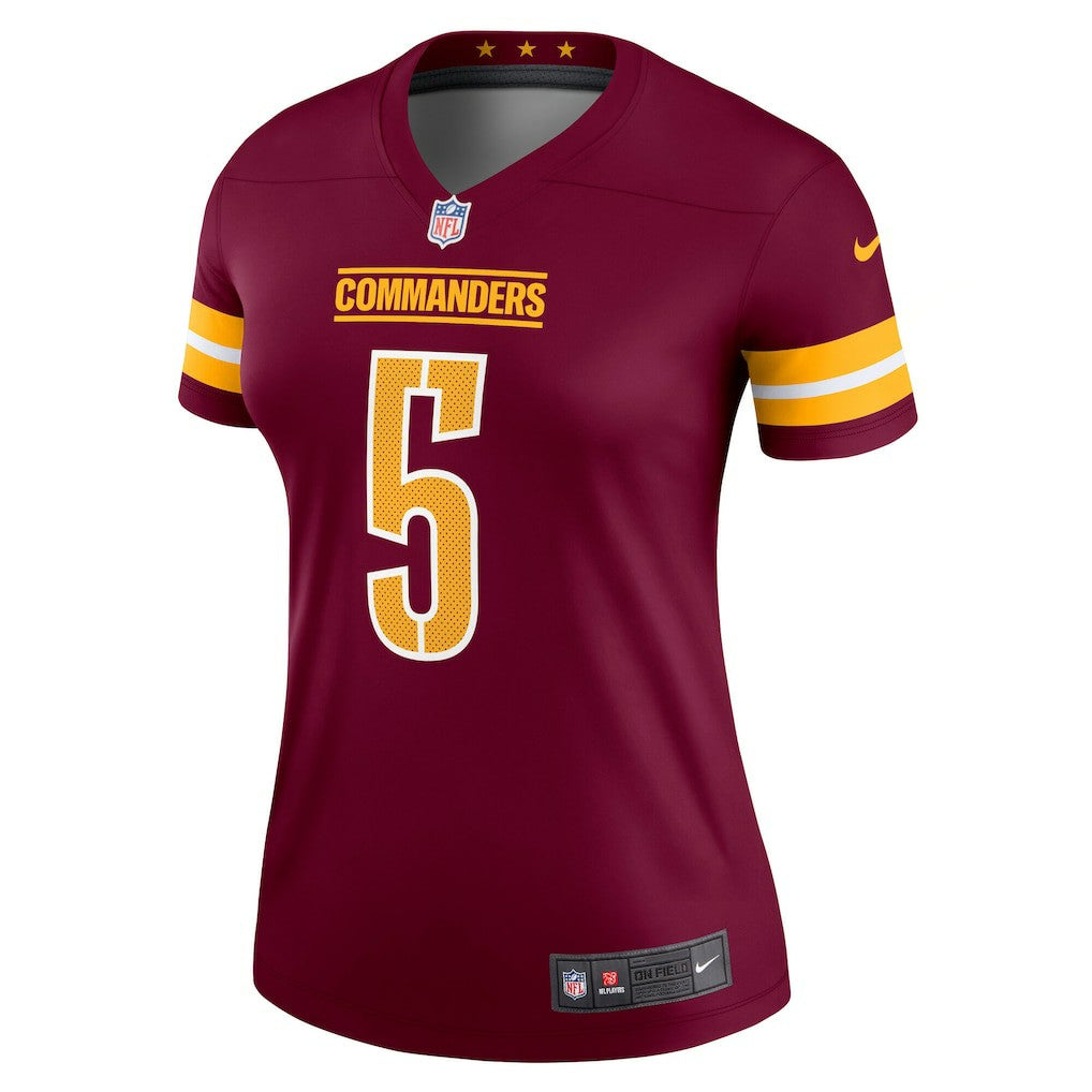 Jayden Daniels Washington Commanders Women's Legend Player Performance Top - Burgundy - Nike