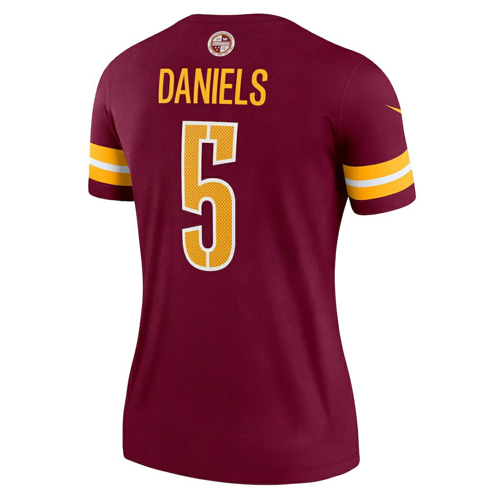 Jayden Daniels Washington Commanders Women's Legend Player Performance Top - Burgundy - Nike