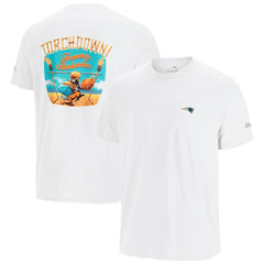 New England Patriots Sport Torchdown Graphic T-Shirt - White - Tommy Bahama
