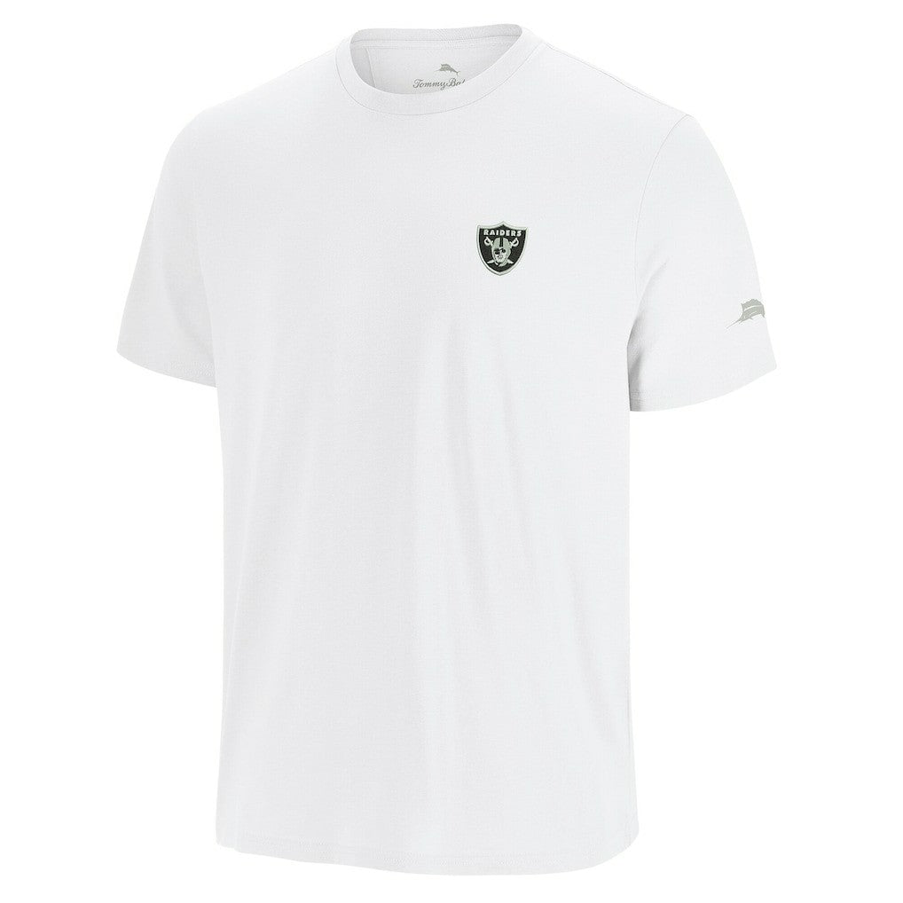 Las Vegas Raiders Sport Torchdown Graphic T-Shirt - White - Tommy Bahama