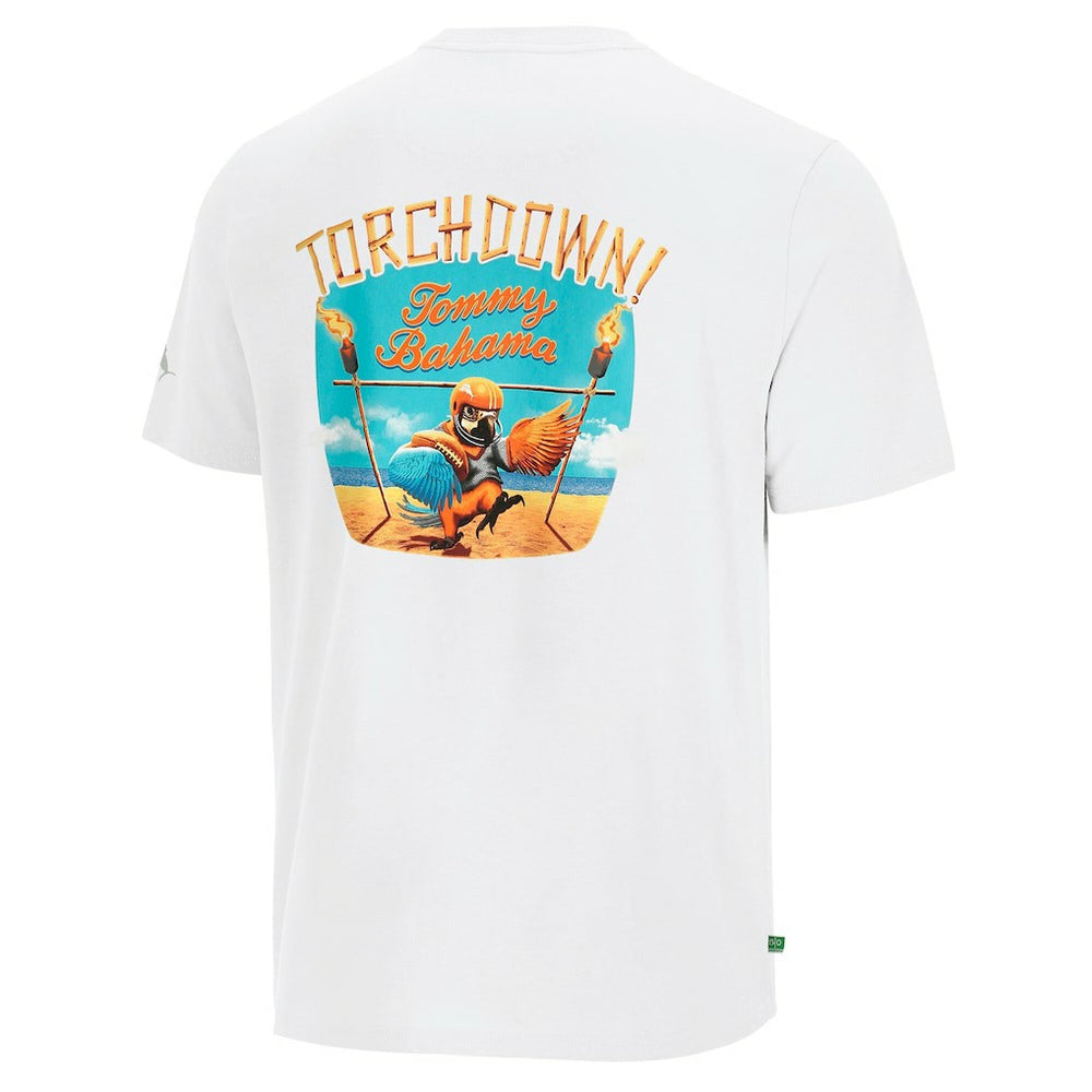 Las Vegas Raiders Sport Torchdown Graphic T-Shirt - White - Tommy Bahama