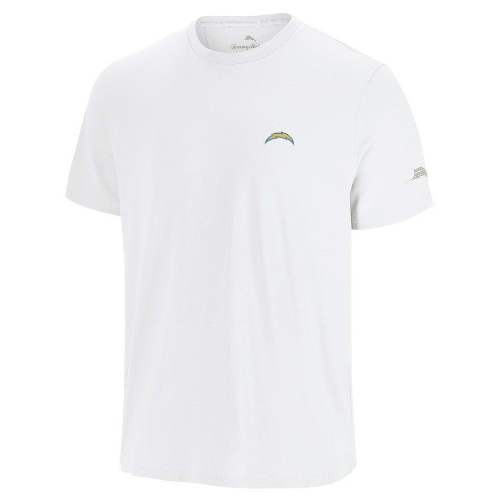 Los Angeles Chargers Sport Torchdown Graphic T-Shirt - White - Tommy Bahama