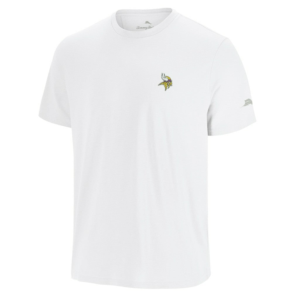 Minnesota Vikings Sport Torchdown Graphic T-Shirt - White - Tommy Bahama