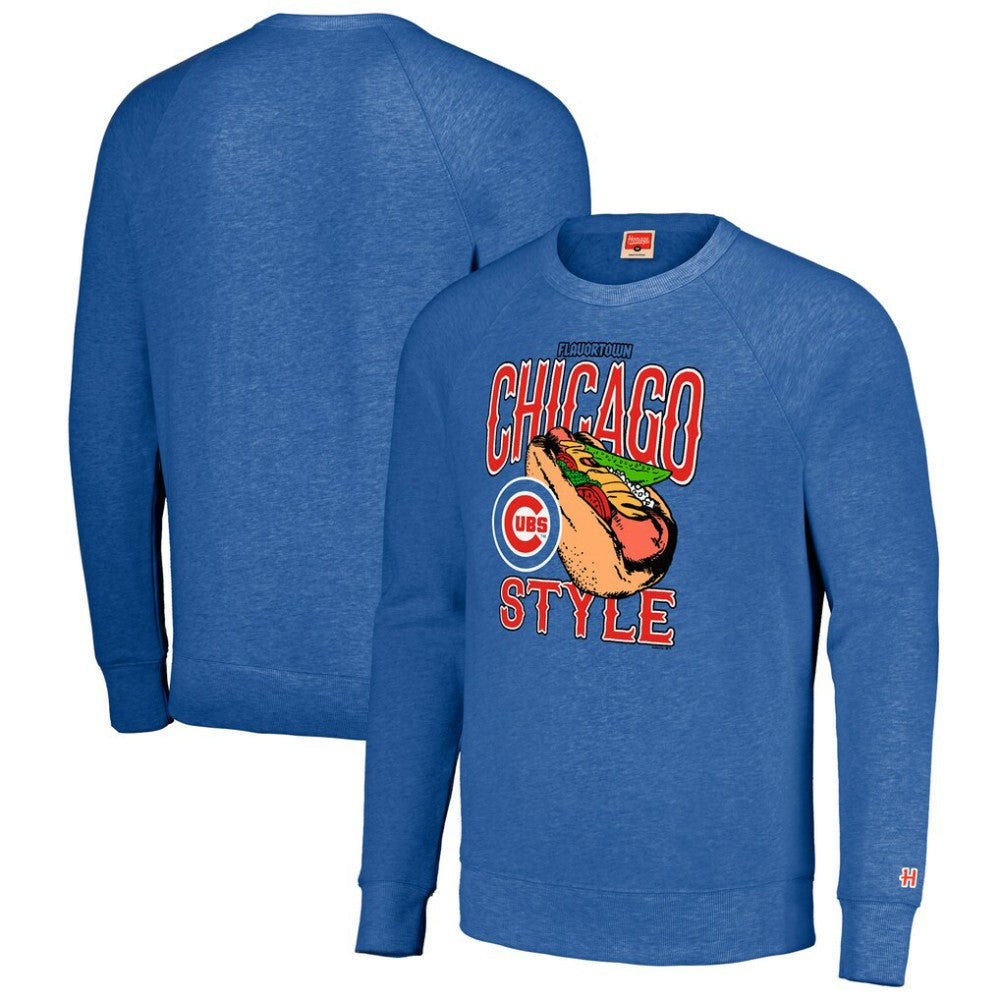 Chicago Cubs MLB x Guy Fieri’s Flavortown Unisex Tri-Blend Pullover Sweatshirt for sale