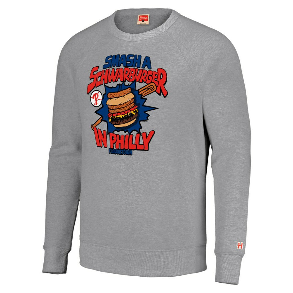 Philadelphia Phillies MLB x Guy Fieri’s Flavortown Unisex Tri-Blend Pullover Sweatshirt Sale