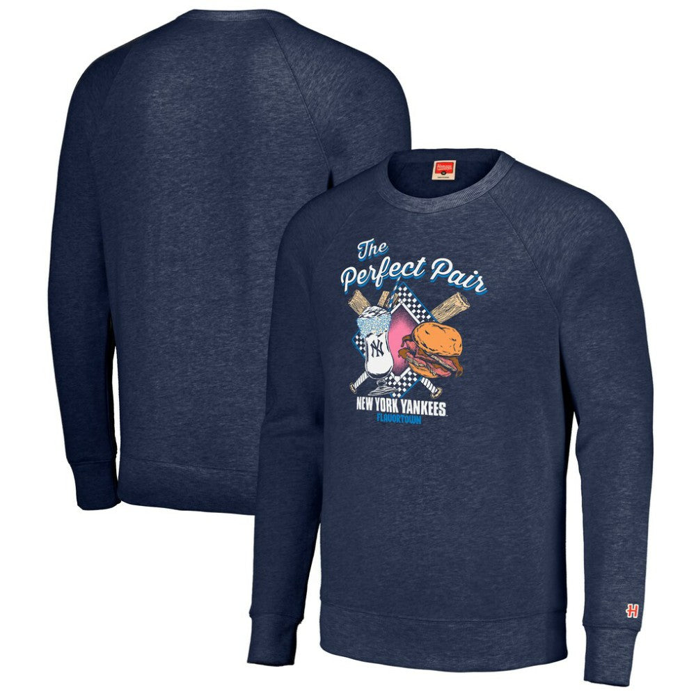 New York Yankees MLB x Guy Fieri’s Flavortown Unisex Tri-Blend Pullover Sweatshirt Sale