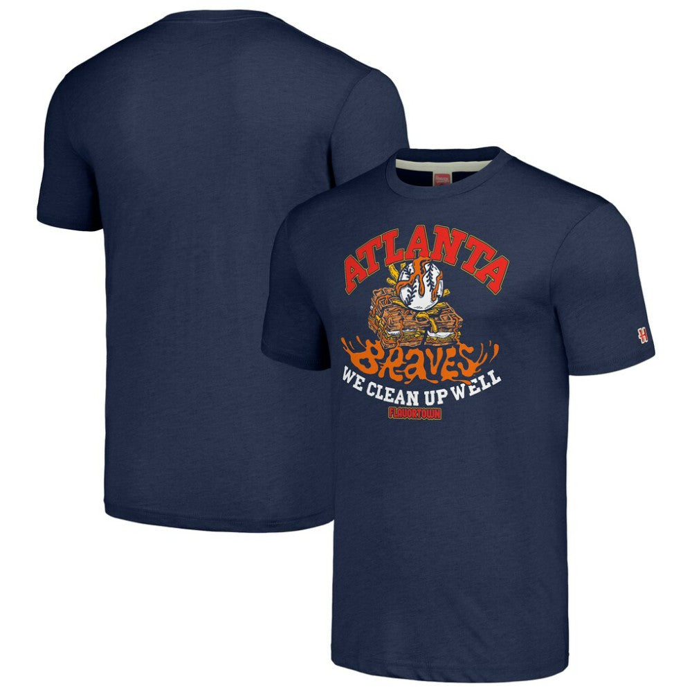 Atlanta Braves MLB x Guy Fieri’s Flavortown Unisex Tri-Blend T-Shirt for sale