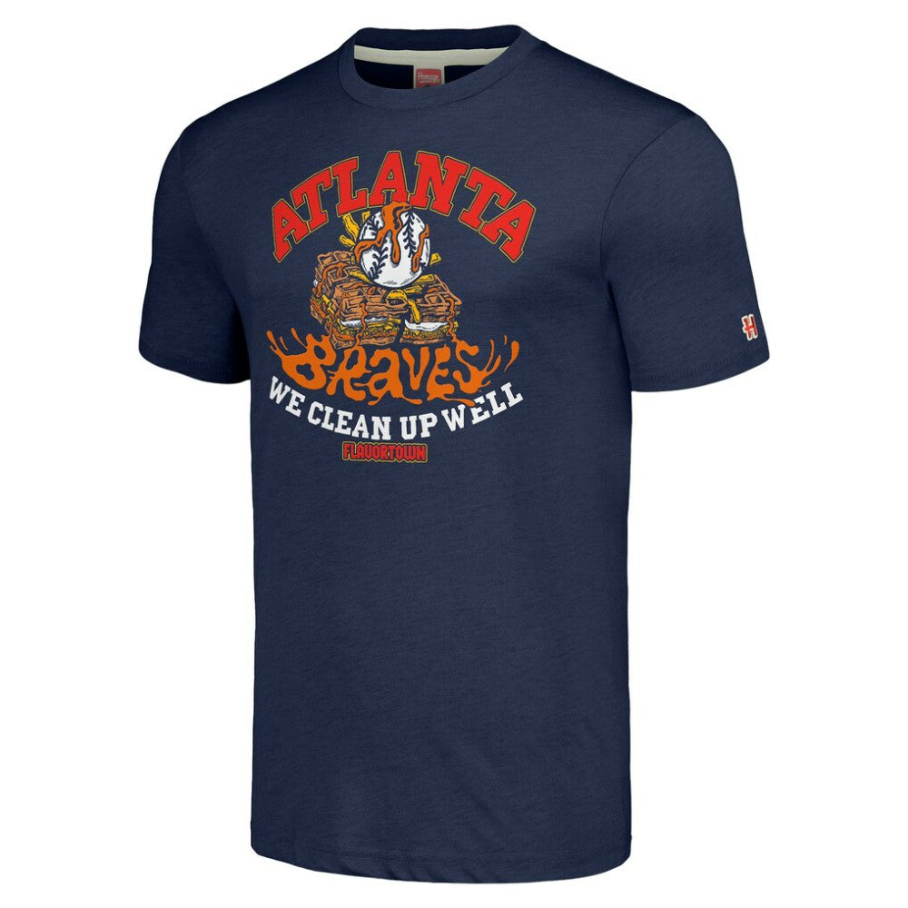 Atlanta Braves MLB x Guy Fieri’s Flavortown Unisex Tri-Blend T-Shirt for sale