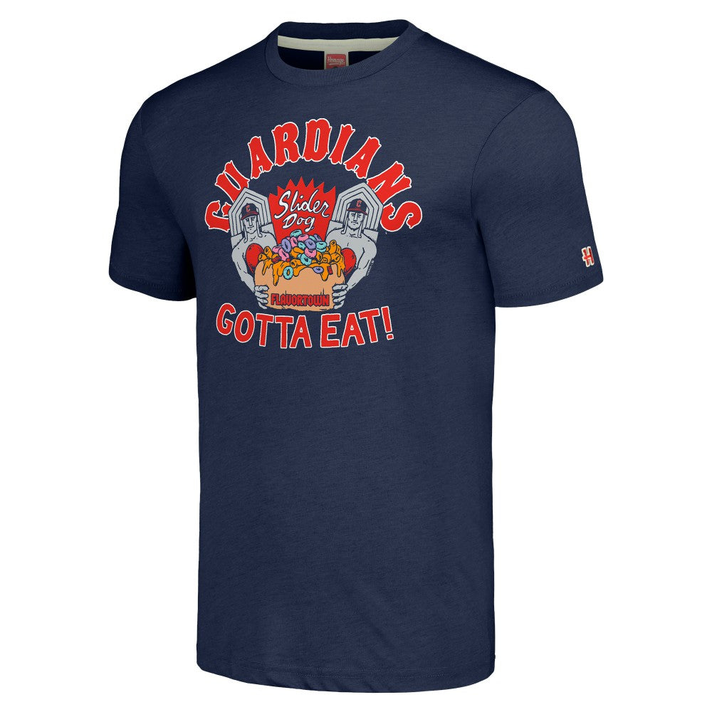 Cleveland Guardians MLB x Guy Fieri’s Flavortown Unisex Tri-Blend T-Shirt Outlet