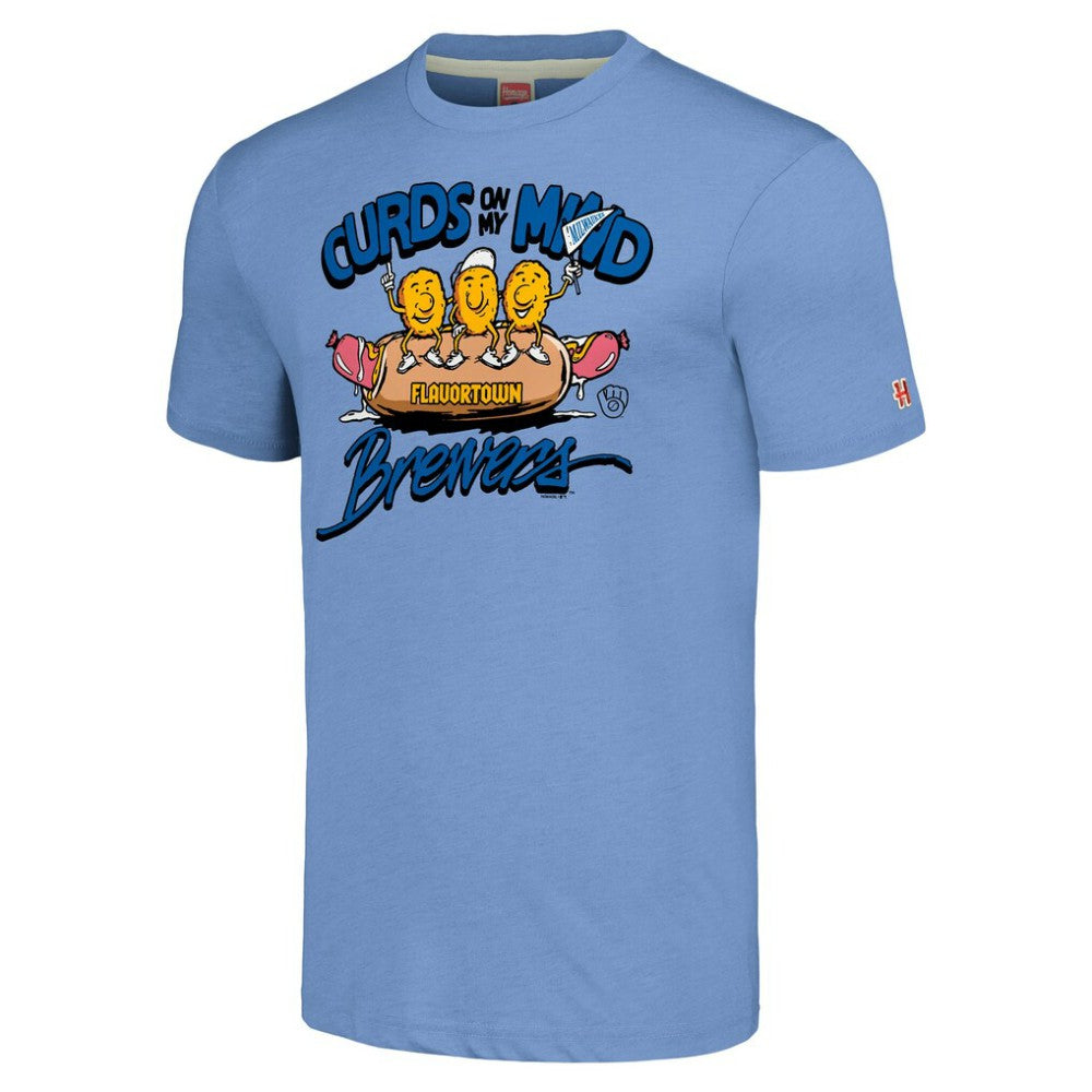 Milwaukee Brewers MLB x Guy Fieri’s Flavortown Unisex Tri-Blend T-Shirt Outlet