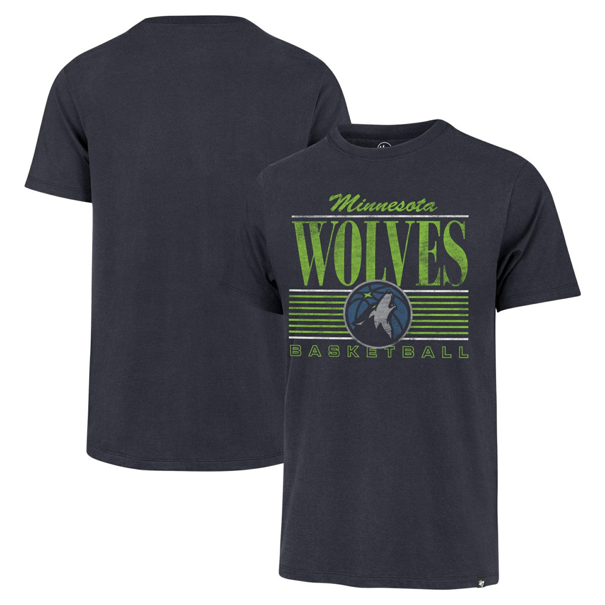 47 brand Minnesota Timberwolves '47 Remix Franklin T-Shirt Navy