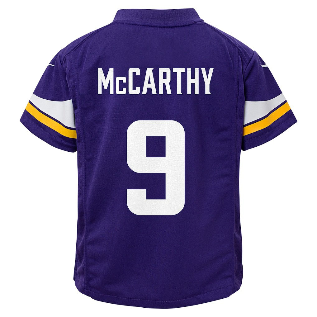 J.J. McCarthy Minnesota Vikings Preschool Player Game Jersey - Purple - Nike