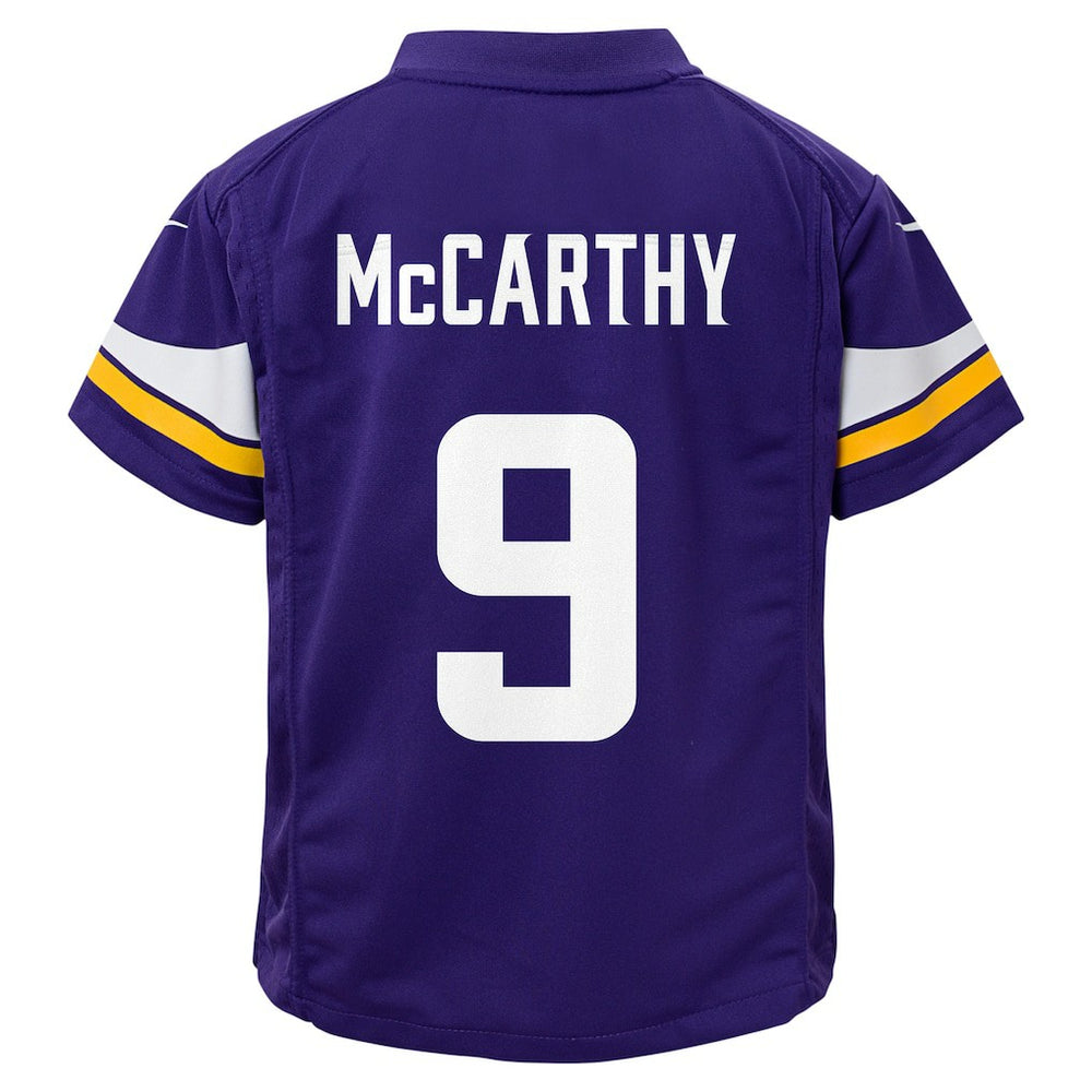 J.J. McCarthy Minnesota Vikings Preschool Player Game Jersey - Purple - Nike