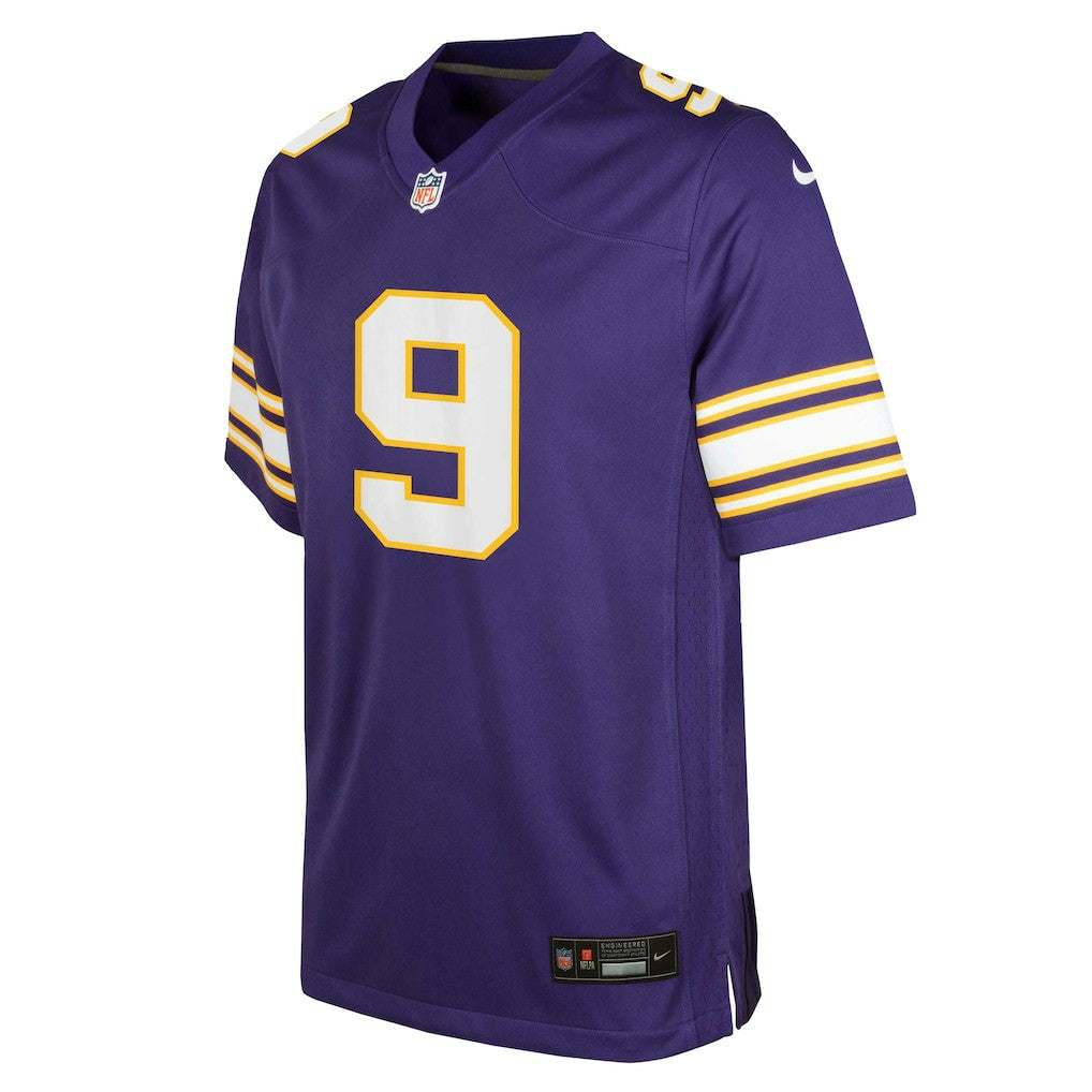 J.J. McCarthy Minnesota Vikings Youth Game Jersey - Purple - Nike
