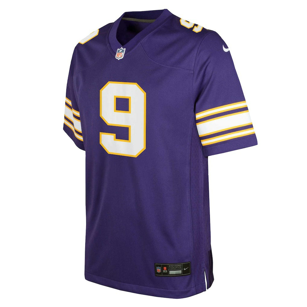 J.J. McCarthy Minnesota Vikings Youth Game Jersey - Purple - Nike