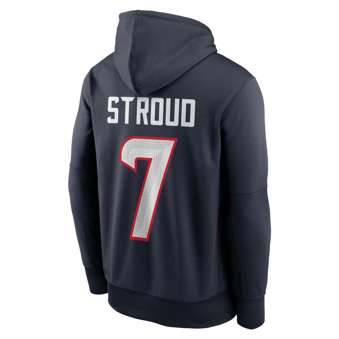 C.J. Stroud Houston Texans Player Name & Number Therma Hoodie - Navy - Nike