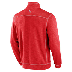 Tampa Bay Buccaneers Big & Tall Tobago Bay Half-Zip Sweatshirt - Red - Tommy Bahama