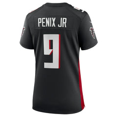 Michael Penix Jr. Atlanta Falcons Women's Game Jersey - Black - Nike