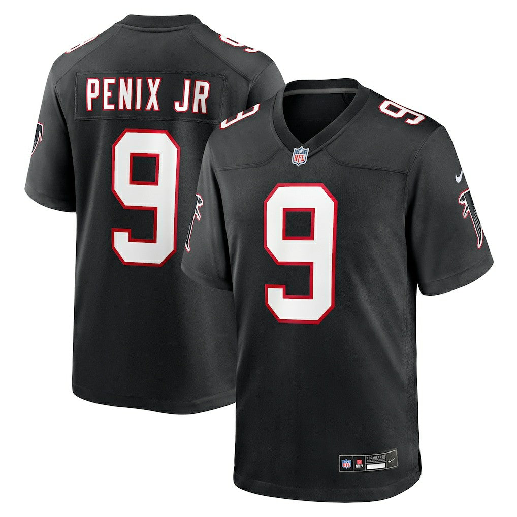 Michael Penix Jr. Atlanta Falcons Alternate Game Jersey - Black - Nike