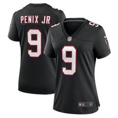 Michael Penix Jr. Atlanta Falcons Women's Alternate Game Jersey - Black - Nike