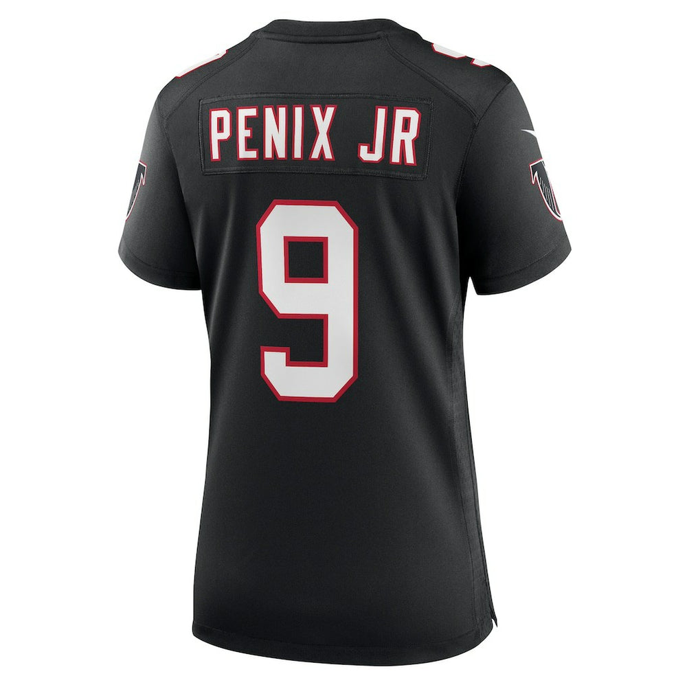 Michael Penix Jr. Atlanta Falcons Women's Alternate Game Jersey - Black - Nike