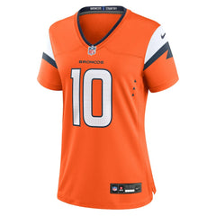 Bo Nix Denver Broncos Women's Game Jersey - Orange - Nike