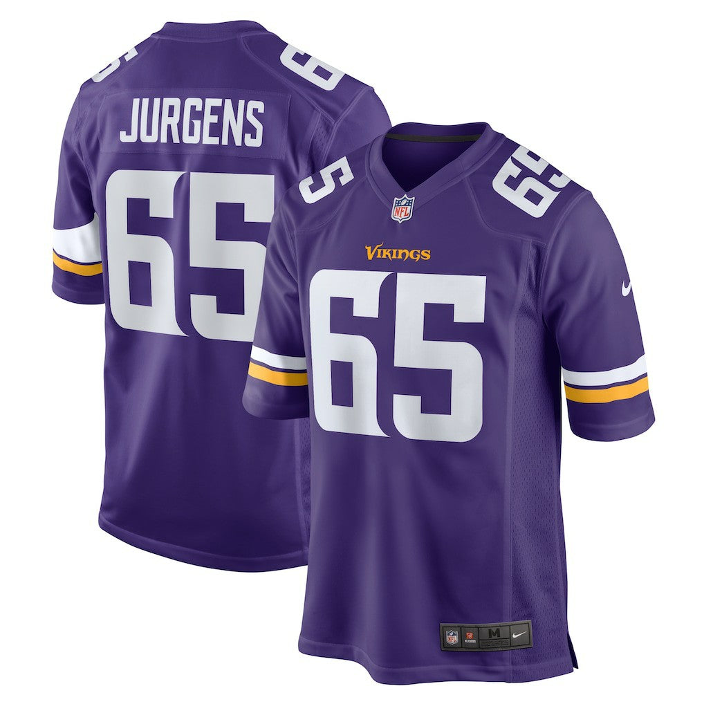 Michael Jurgens Minnesota Vikings Game Jersey - Purple - Nike