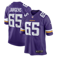 Michael Jurgens Minnesota Vikings Game Jersey - Purple - Nike