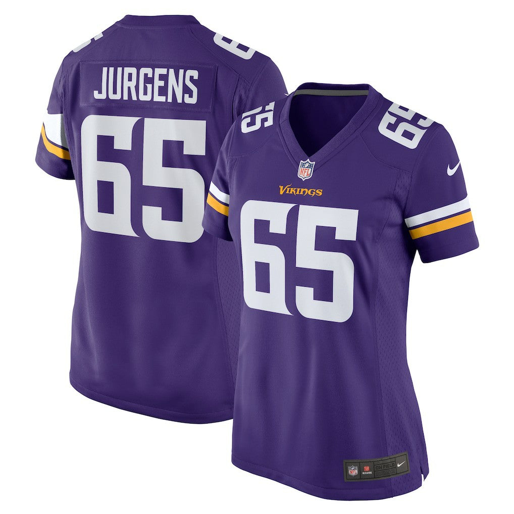 Michael Jurgens Minnesota Vikings Women's Game Jersey - Purple - Nike