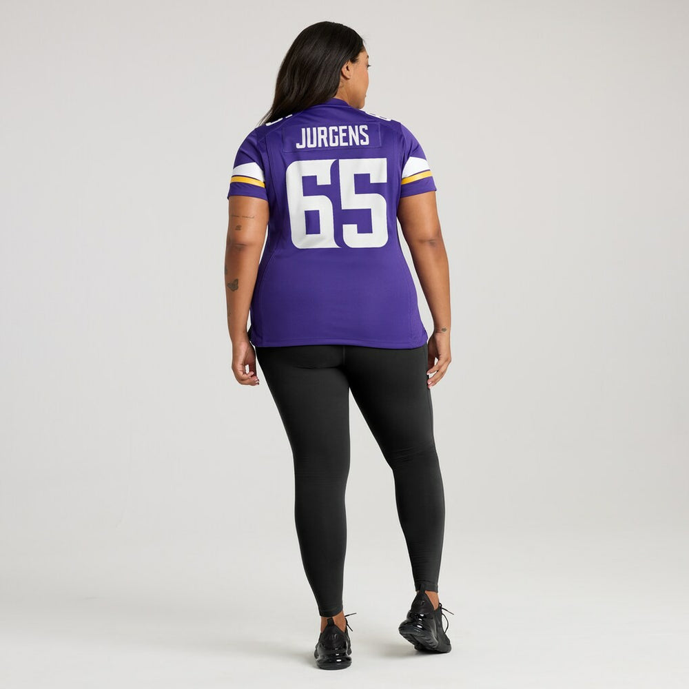 Michael Jurgens Minnesota Vikings Women's Game Jersey - Purple - Nike
