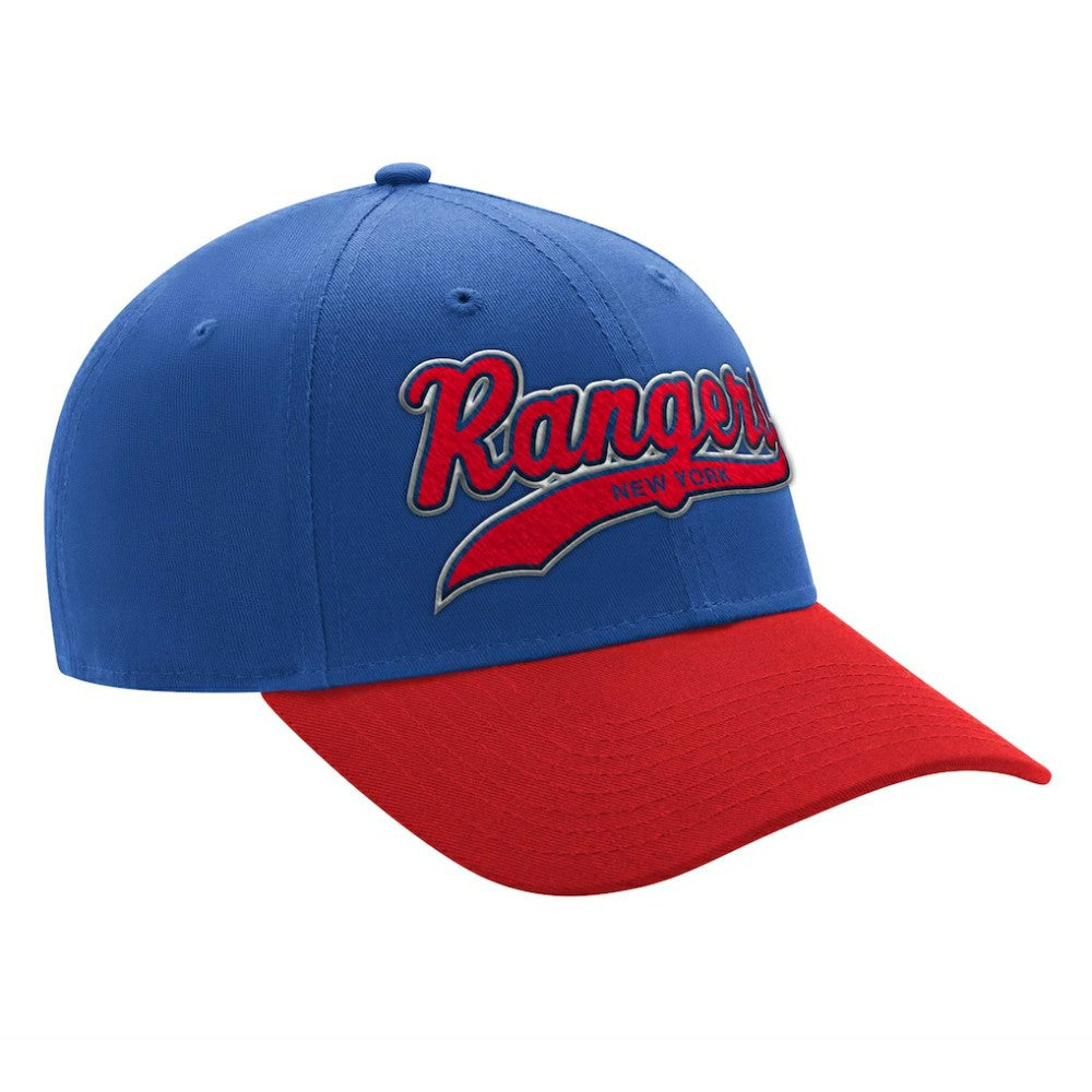 New York Rangers Starter Two-Tone Tailsweep Mascot Adjustable Hat - Blue/Red | NHL on sale