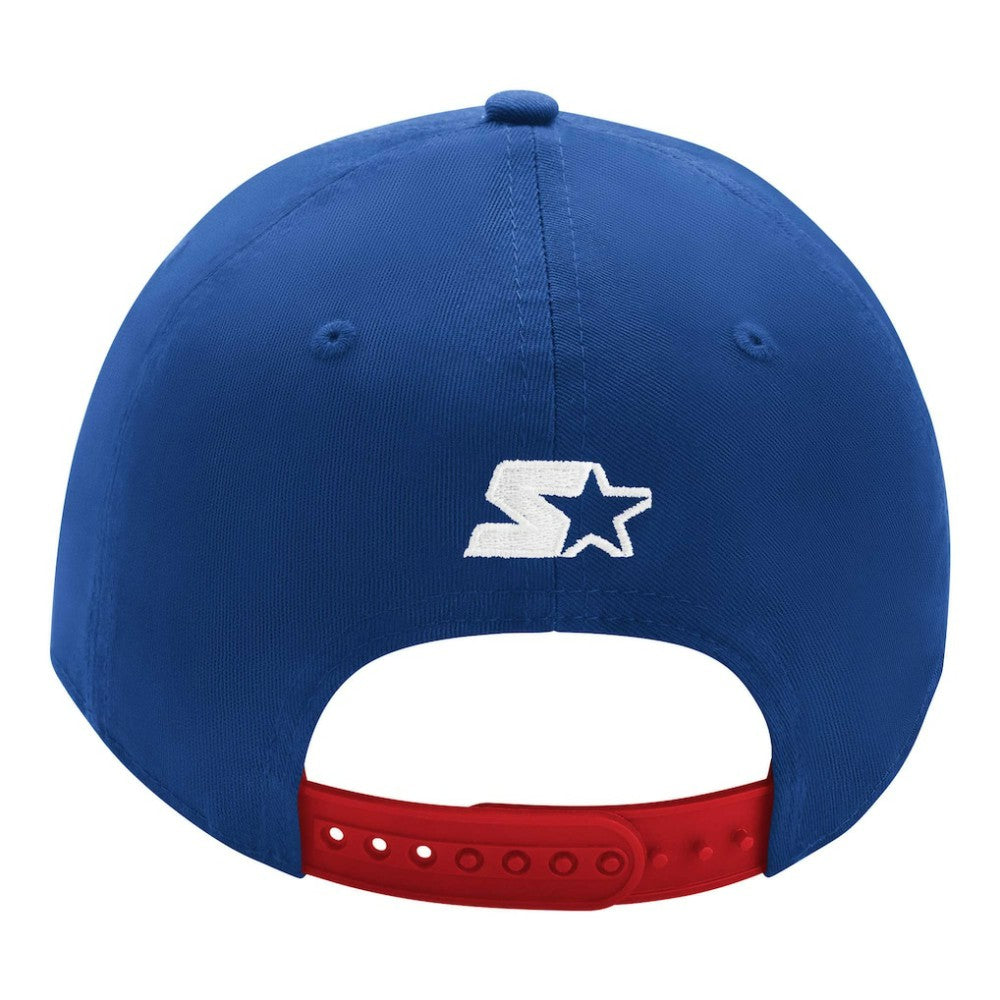 New York Rangers Starter Two-Tone Tailsweep Mascot Adjustable Hat - Blue/Red | NHL on sale