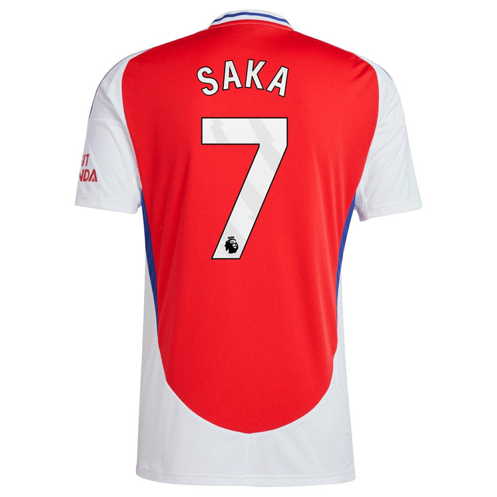 Adidas - Bukayo Saka Arsenal 2024/25 Home Replica Player Jersey – Red