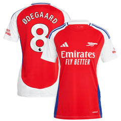 Adidas - Martin Odegaard Arsenal Women's 2024/25 Home Replica Player Jersey – Red