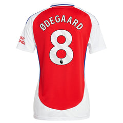 Adidas - Martin Odegaard Arsenal Women's 2024/25 Home Replica Player Jersey – Red