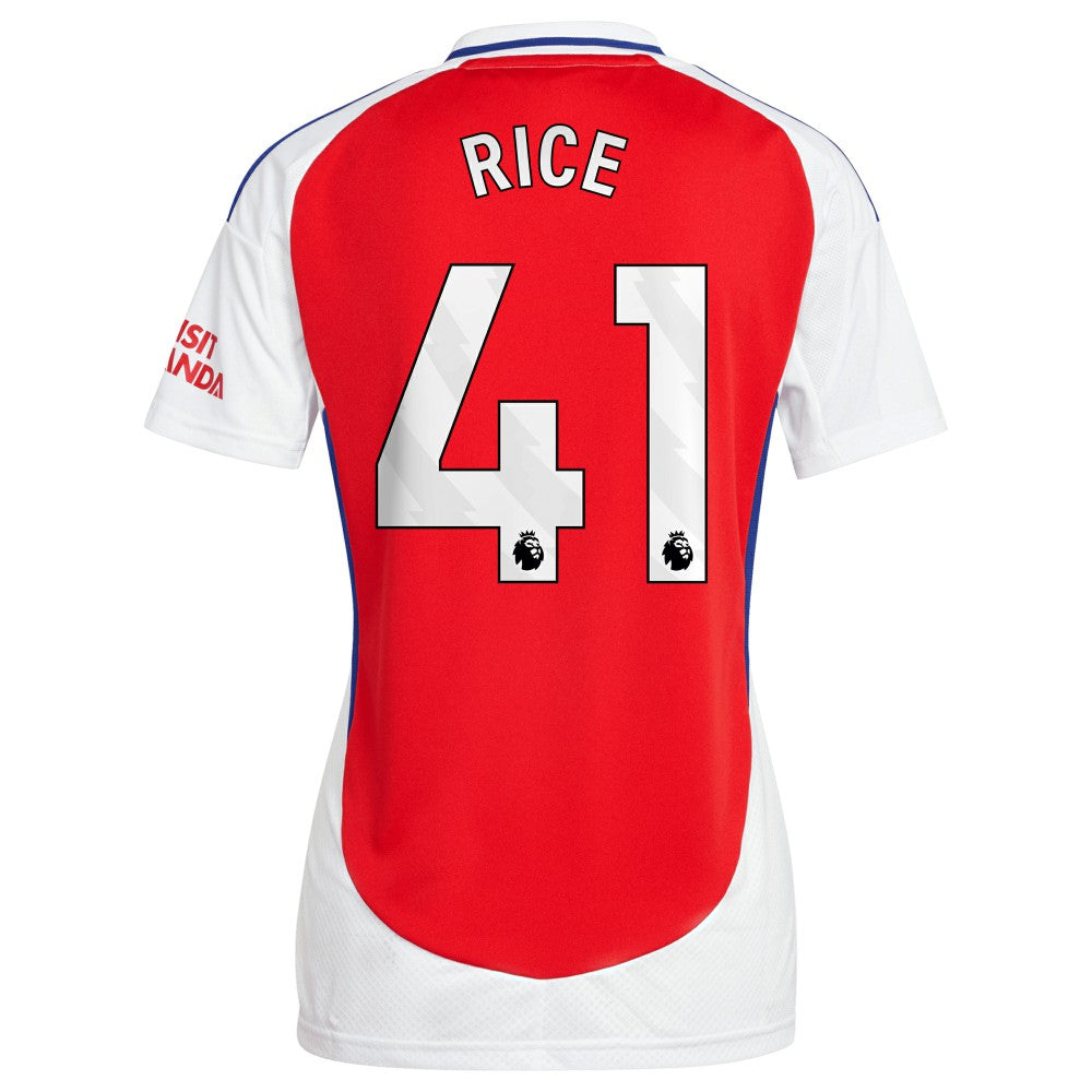 Adidas - Declan Rice Arsenal Women's 2024/25 Home Replica Player Jersey – Red