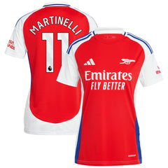 Adidas - Gabriel Martinelli Arsenal Women's 2024/25 Home Replica Player Jersey – Red